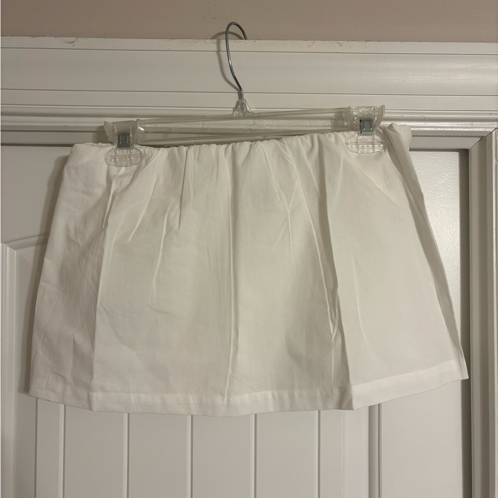 White Mini Skirt